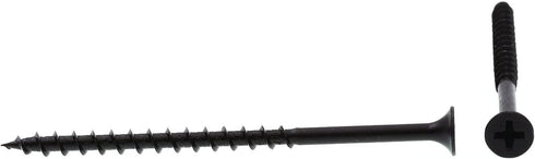Prime-Line 9038225 Drywall Screws, Bugle Head, Phillips Drive, #8 X 3 In., Black, 25 Pack