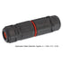 Chiffonade PA66 IP68 3-Core (16A 300V, 5115mm) Wire Connector Fire Retardant with Terminal Adapter for Outdoor Lighting