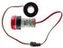 3pcs AC Current and Voltage Indicator with Two-Digit Display, 22mm Round Head LED Measuring Instrument