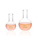 ULAB Boiling Flask Set, 2 Sizes 250ml 500ml, Borosilicate 3.3 Glass Material, UBF1007
