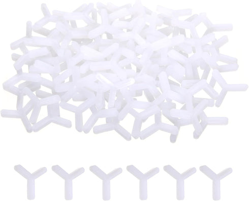 Cosmos 600 Pcs 1/8’’ 3mm Tile Spacers for Ceramic Wall Floor Tile Installation, Wall Plastic Tiling Tools (Y-Shape)