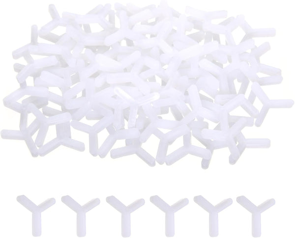 Cosmos 600 Pcs 1/8’’ 3mm Tile Spacers for Ceramic Wall Floor Tile Installation, Wall Plastic Tiling Tools (Y-Shape)