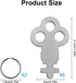 AYWFEY 6 Pack N13EZ 2 Keys for Paper Towel Dispenser, Dispenser Keys with Key Rings, Replacement Key Compatible