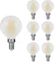 Decoaui E12 G16 LED Globe Light Bulbs, Small Golf Ball Size Round Bulb,