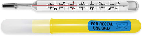 Blue Stickers for Rectal Use Only - 500 Small Permanent Adhesive Labels, 0.375" x 1.5"
