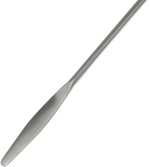 Maxmoral Stainless Steel Mini Double-Ended Spatula, Semi-Micro Shovel, Tapered Arrow End, 50 mm X 9 mm