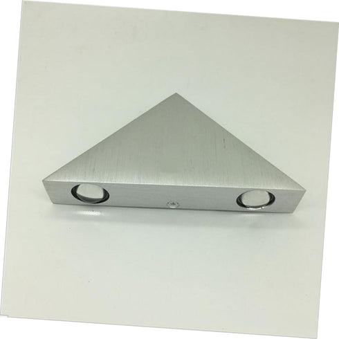 Modern Triangle LED Wall Sconce - Decorative Aluminum Light for Bedroom Ambiance