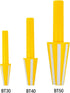 Zorlun 1pcs BT30 BT40 BT50 HSK32 HSK40 HSK50 HSK63A HSK63F Holders(HSK50E) HSK Spindle Cleaning Rod Cleaner Brush Taper