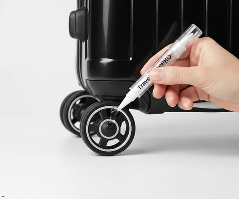 Travelmate Pro Luggage Wheel Lubricant Pen Fix Stuck Suitcase Wheels Instantly Smooth Rolling Travel TSA Approved