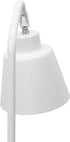 LD1071-WHT 16" Simple Designs Sleek Essentials Adjustable Metal Desk Task Lamp with Dual USB Ports, for Office, Desk