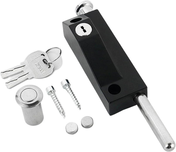 PINGPINGXIE Patio Door Lock for Enhanced Home SecurityPatio Doors Black Auxiliary Security Lock,