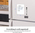 INMORVEN Small White Board, 8"x6" Magnetic Dry Erase Menu Planner for Fridge, Grocery List with Markers and Eraser