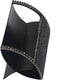 Bling Aluminum Business Card Holder, Black Rhinestone Desktop Display Stand for Business Cards
