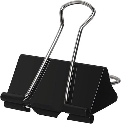 Large Binder Clips, 60 Pack, 2 Inch, Extra Large Paper Clamps for Office and Home Supplies, Black