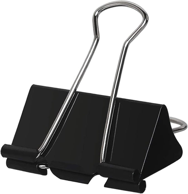 Large Binder Clips, 60 Pack, 2 Inch, Extra Large Paper Clamps for Office and Home Supplies, Black