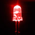 100pcs 5mm 3V 20mA Bulbs Novelty Place Clear LED Diode Lights - Bright Transparent DC Light Emitting Diode - DIY