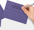 LUXPAPER A7 Invitation Envelopes for 5 x 7 Cards in 80 lb. Wisteria, Printable Envelopes, 50 Pack