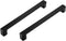 CHENCHEN96 2 Pack Cupboard Handles Zinc Alloy Bedside Table Knobs Black Wardrobe Handles