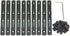10PCS Black Straight Line Inside Connector Joint Bracket Length 3.9 Inch with M5 Screws for 6mm T Slot Aluminum Extrusion Profile 2020 Series