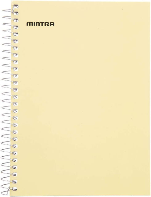 Mintra Office Small Spiral Notebooks, 5x7 Side Spiral, 4pk, Pastel