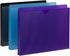 Smead Poly File Jacket with Clear Sleeve, Straight-Cut Tab, 1" Expansion, Assorted Colors, 6 per Pack