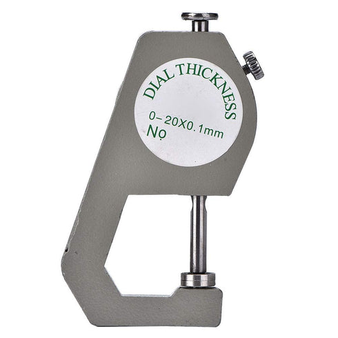 Thickness Gauge Metal Thickness Gauge, 0-20mm Measuring Tool for Jewelry, Paint, Paper/Film Thickness Meter