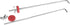 Performance Tool W1697C Heavy Gauge Steel L Style Battery Bolts, Corrosion-Resistant Plating