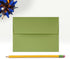 LUXPaper A2 Invitation Envelopes | Peel & Press | Avocado Green | 4 3/8" x 5 3/4" | 70lb. Text | 50 Qty