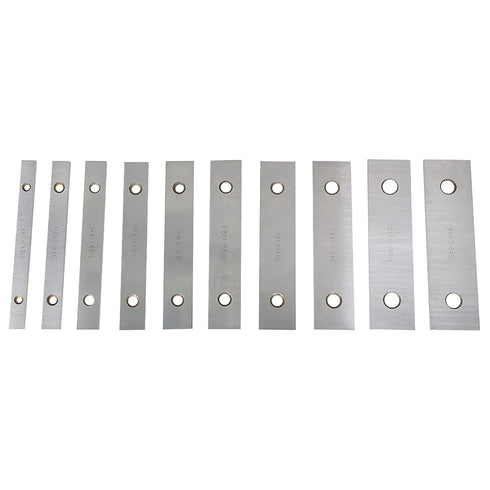 findmall Thin Parallel Bar Set, 10 Pair 1/8" X 6" Accuracy Parallels for Machinist Lathe Tools