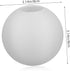 80mm Healeved Frosted Glass Globe Lamp Shade Diameter Replacement Ceiling Light Cover for Pendant and Wall Sconce