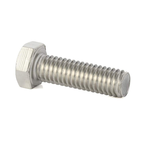 M10-1.5 x 30mm Hex Head Screw Bolts, Fully Threaded Stainless Steel 18-8, Quantity 10
