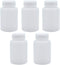 5Pcs 100ml Plastic Wide Mouth Laboratory Reagent Bottles, Sample Sealing Bottles