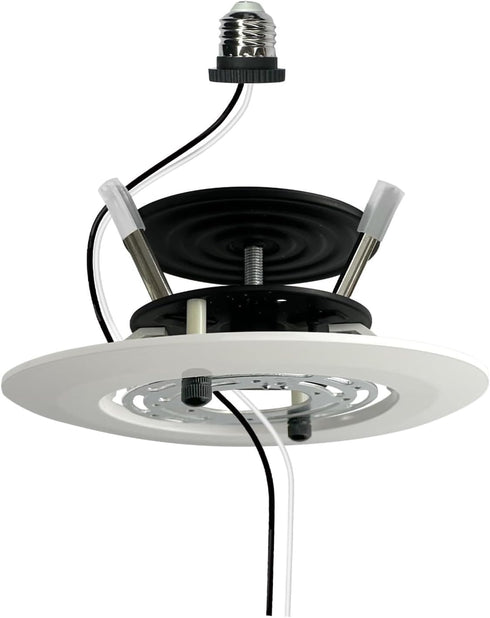 Soliseed 5/6" Recessed Can Light Conversion Kit to Ceiling Light Fixture, Pendant