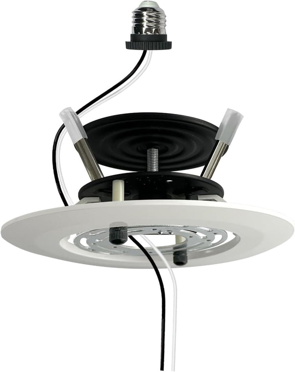 Soliseed 5/6" Recessed Can Light Conversion Kit to Ceiling Light Fixture, Pendant