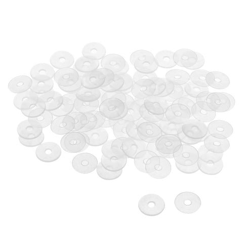 uxcell Nylon Flat Washers M3, 13mm OD 3mm ID 0.9mm Thickness, Sealing Gasket for Faucet Pipe Water Hose, Pack of 200