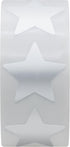 Hybsk 1" Gold Star Shape Stickers, School Rewards Stickers, Total 500 Labels Per Roll (Silver)