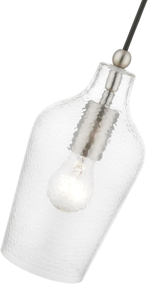 41240-91, Livex Lighting, Avery, Mini Pendant, Brushed Nickel
