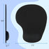 JYWYBF Ergonomic Mouse Pad with Wrist Rest, Gel Wrist Support Mousepad, Pain Relief Laptop Computer Mouse Pad, Non-Slip