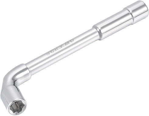 uxcell 6mm Metric L Shaped Angled Hex Socket Wrench - Chrome Plated, Cr-V