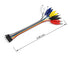 UCTRONICS Breadboard Alligator Clip Jumpers, 2x10pcs 8 inch Gator to Male & Female Jumper Wires for Testing