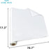T&W SAME FILM White Board for Wall - Dry Erase Stickers with 2 Fine Tip Markers, Adhesive Whiteboard for Various