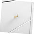 Gatuida Brass Decorative Bow Knobs for Cabinets Adorable Hardware Handles for Wardrobes Shoe Cabinets Bedside Tables