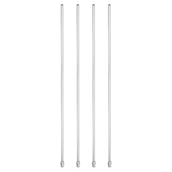 PATIKIL 4Pcs 8Ga x 12 Inch Stainless Steel Dispensing Needle Tips, Metal Glue Needle Tube Blunt Tips