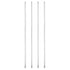 PATIKIL 4Pcs 8Ga x 12 Inch Stainless Steel Dispensing Needle Tips, Metal Glue Needle Tube Blunt Tips