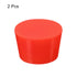 MECCANIXITY Silicone Rubber Tapered Plug - 36mm to 43mm Solid Red for Powder Coating, Laboratory Use (2 Pieces)
