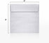 LUXPaper Square Invitation Envelopes, Peel & Press, 6" x 6", Silver Metallic, 80lb Text, 50 Qty
