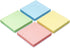 Sticky Notes 3x3 Self-Stick Notes Bright Colors 4 Pads 100 Sheets/Pad