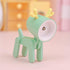 Mini LED Desk Lamp Cute Small Phone Holder Creative Dog/Deer Shape Night