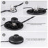Volwiqu 3Pcs Floor Lamp Foot Switch,Black Foot Pedal Switch for Lamp Switch Replacement,Round Floor Lamp Inline Switch