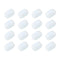 MECCANIXITY Magnetic Stirrer Mixer Stir Bar Rod White 10mm Cylinder Shape PTFE Coating for Laboratory 16Pcs